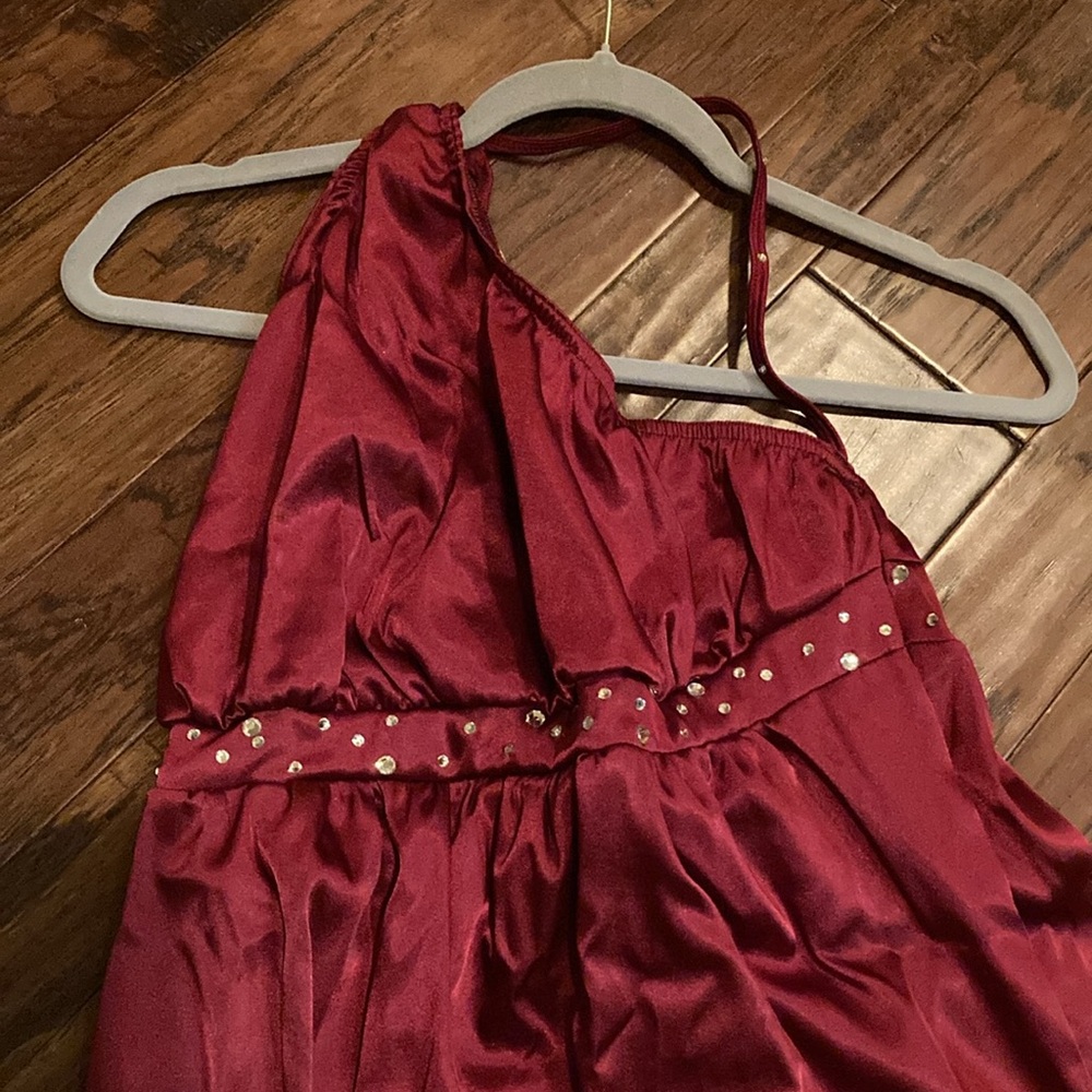 Burgundy Dance Costume Top